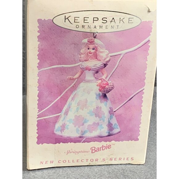 Hallmark 1995 Easter Keepsake Ornament Springtime Barbie New In Box Collector's - Picture 10 of 10